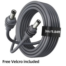 Starlink Mini 3m DC power extension cable with barrel plug connectors